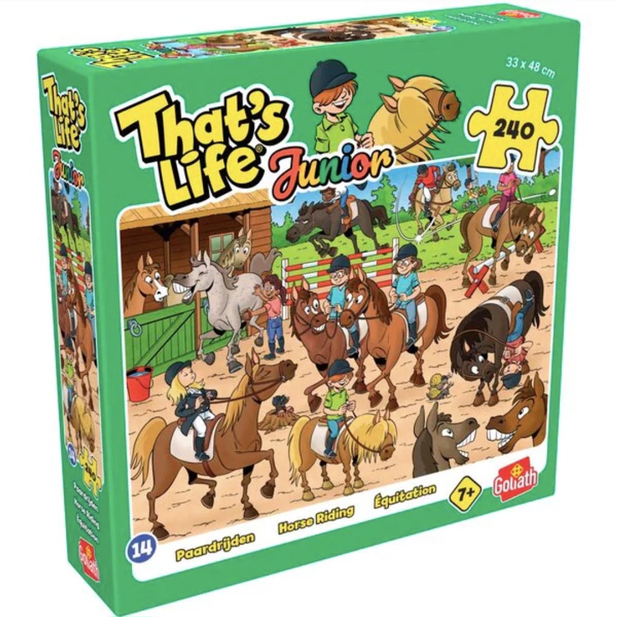 Goliath - Thats Life Junior - Paardrijden - 240 stukjes - Legpuzzel - Kinderpuzzel